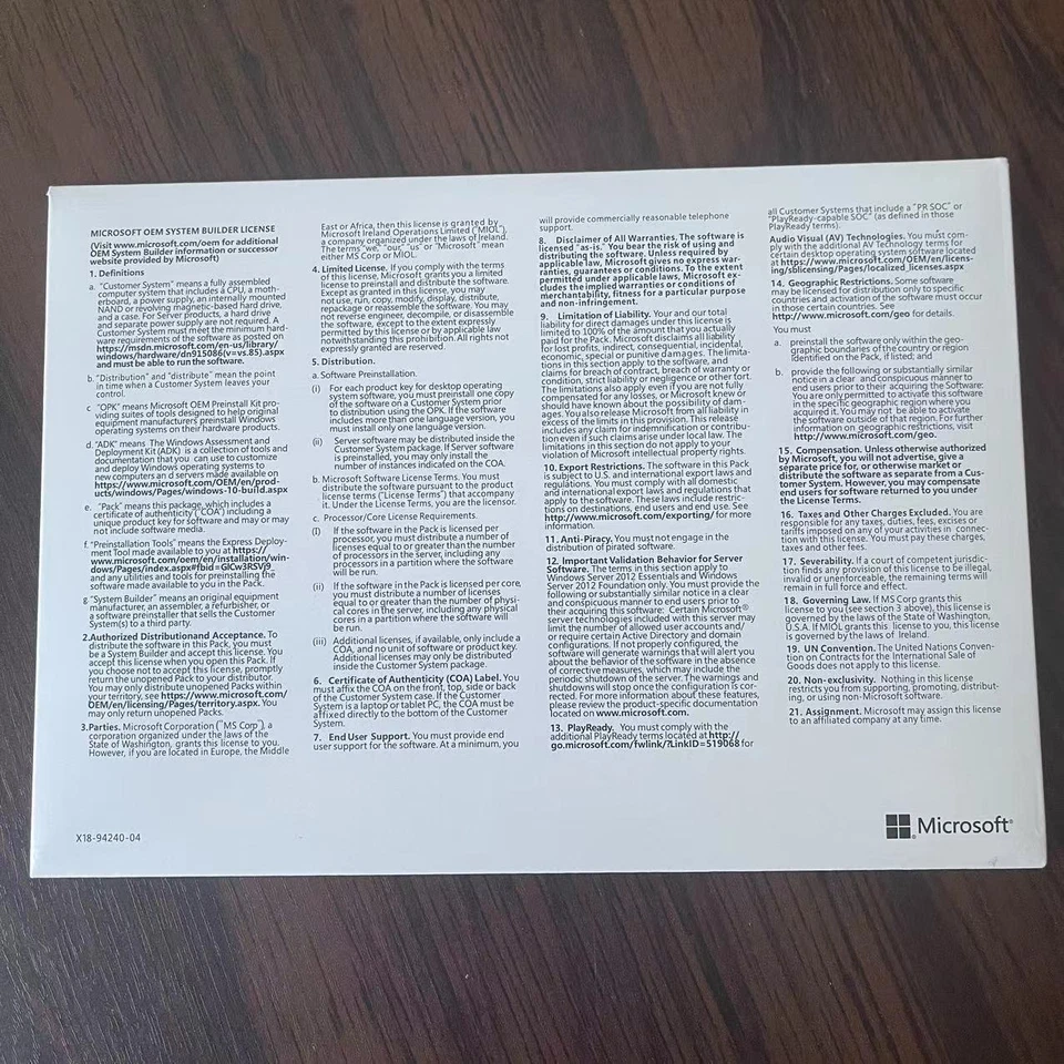 New Microsoft Windows Server 2022 Standard 64-bit License & DVD 16 Core sealed - Image 2 of 2