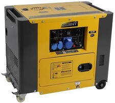 Silent Generator 6kVA 230V 5kW Diesel Stromgenerator Stromerzeugung Notstrom