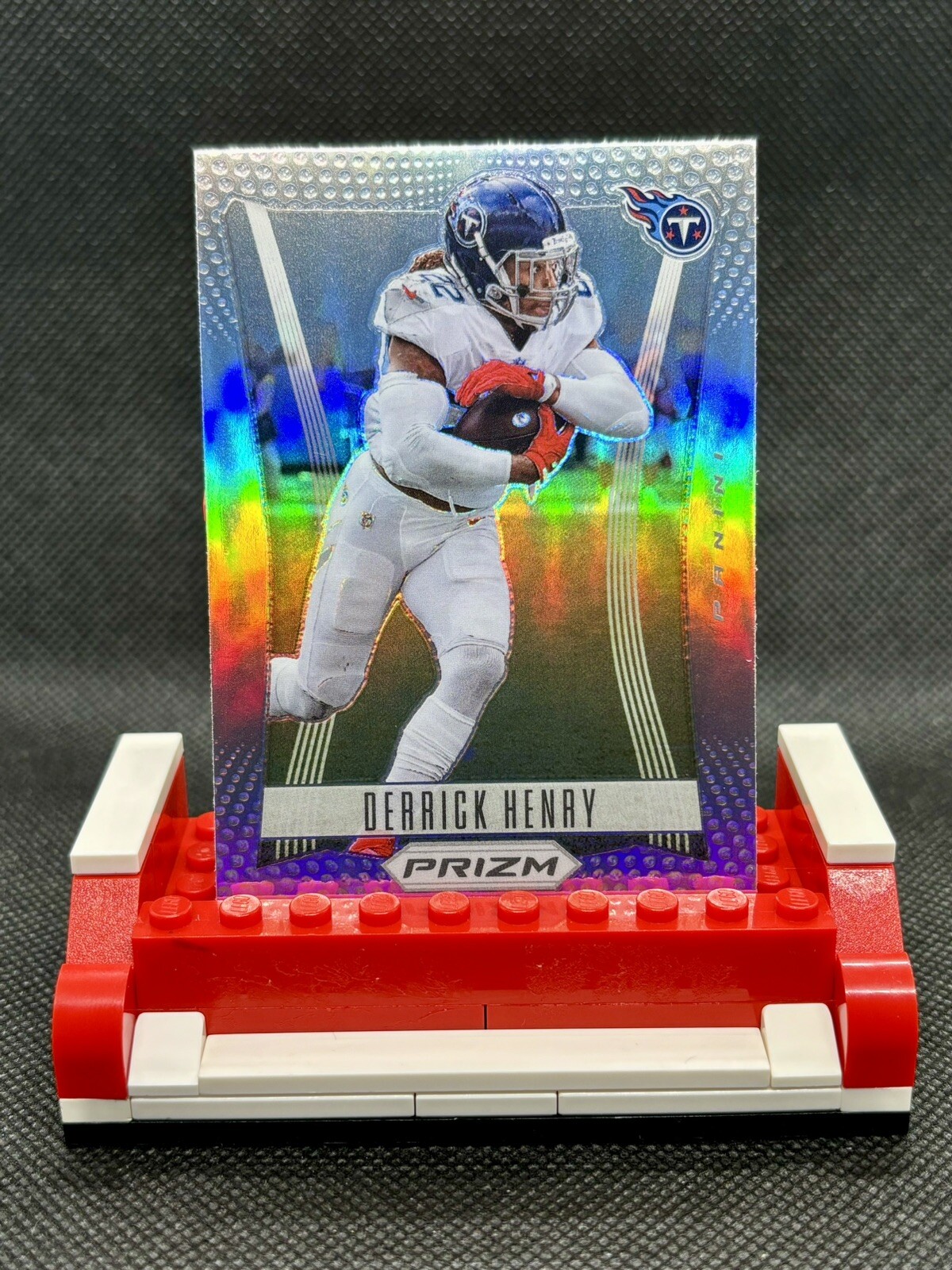 2022 Panini Prizm - Prizm Flashback Silver Prizm #PF-8 Derrick Henry - Titans
