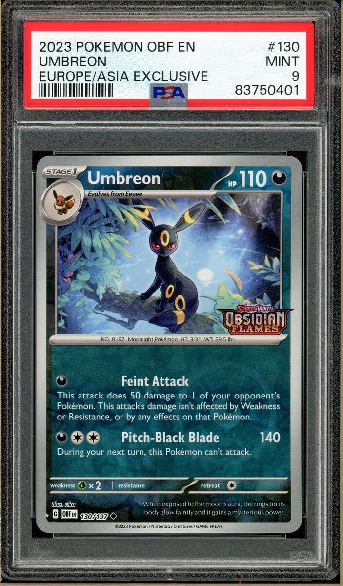 Pokémon - Umbreon, Obsidian Flames Reverse Holo Stamped Pokémon - Umbreon, Obsidian Flames Reverse Holo Stamped
