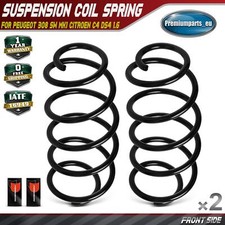 Image of 2x Coil Springs Front Side for Peugeot 308 SW Mk1 Citroen C4 DS4 1.6 5002TG New