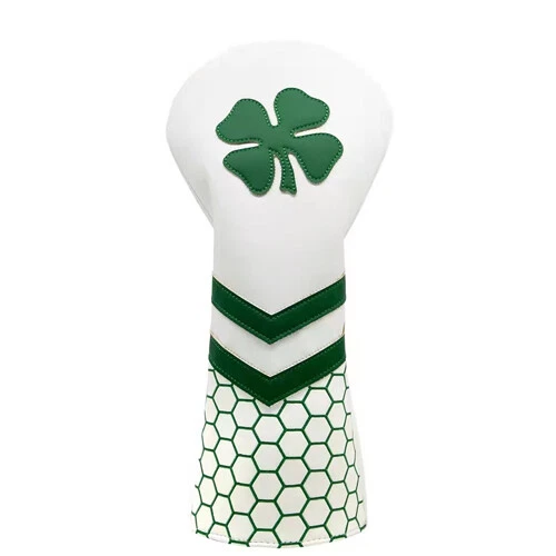 New 4 Leaf Clover Golf Club Head Covers 135 Driver Fairway Wood Hybrid Headcover - Bild 9 von 19