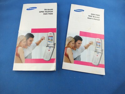 Samsung SGH-V200 Bedienungsanleitung Buch Deutsch English Anleitung User Manual