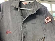 Walls Coveralls, Halloween, Grey With Patches, Mechanics Jumper, 50 Regular