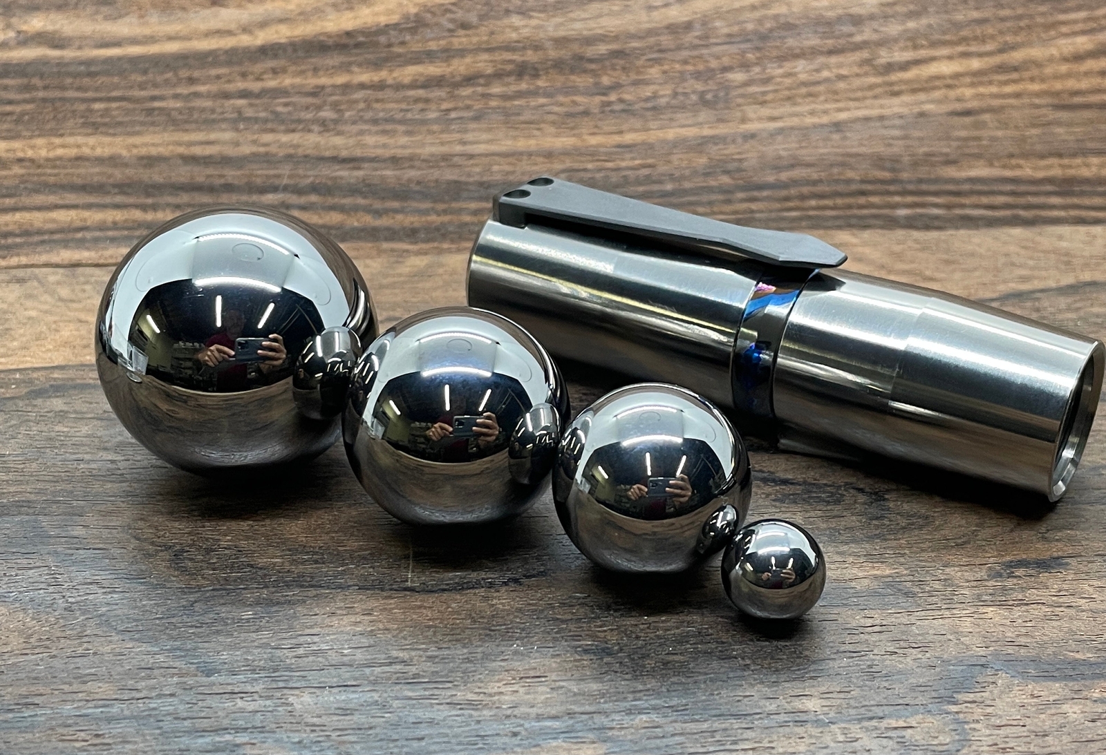 50mm High polished Solid Tungsten Carbide Sphere + Glow in the dark