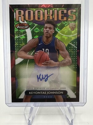 2023-24 Topps Finest Keyontae Johnson Red Vapor Rookies Auto 2/10 OKC Thunder