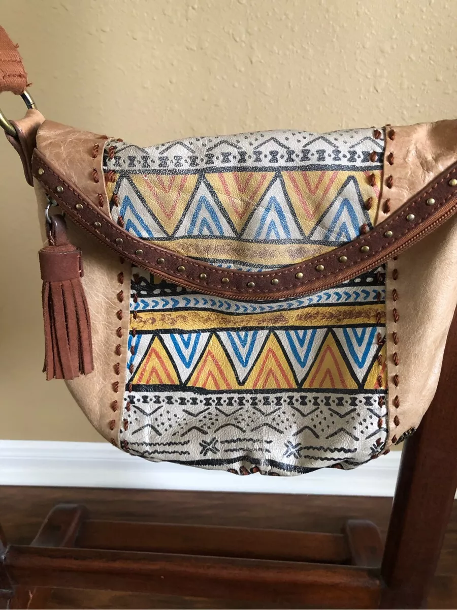 The Sak Deena Flap Crossbody Bag boho tribal print