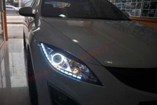 Dream Color Chasing Rgb Halo Ring For Mazda 6 2009-2013 Headlight Flow Drl Flash