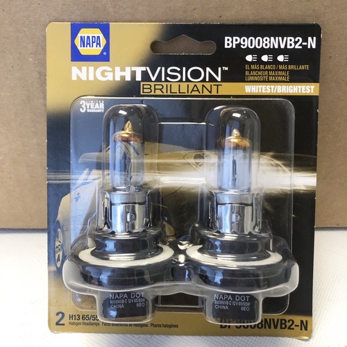 Napa NightVision Brilliant BP9008NVB2N White Halogen Headlamps eBay