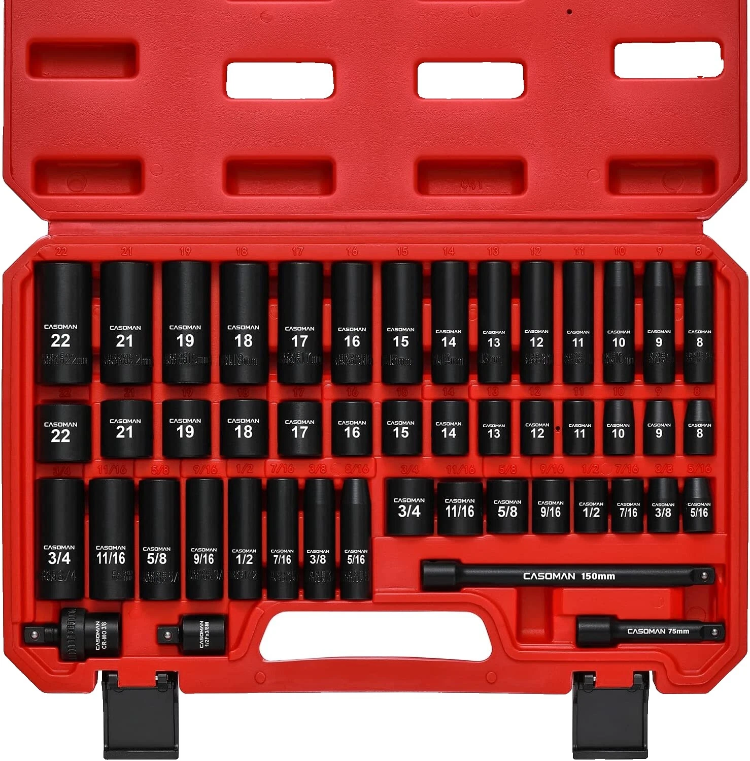 Ratcheting Metric Impact Socket Wrenches