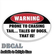 Dogs Warning Decal Sticker