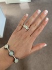New $ 7 700. Nouvelle Bague 18k White Gold, Diamond And Enamel Ring Sz 7 — photo 9