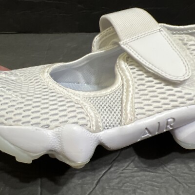 Nike　air rift Nike Air Rift Leather Metallic Silver Womens Sneakers Mary