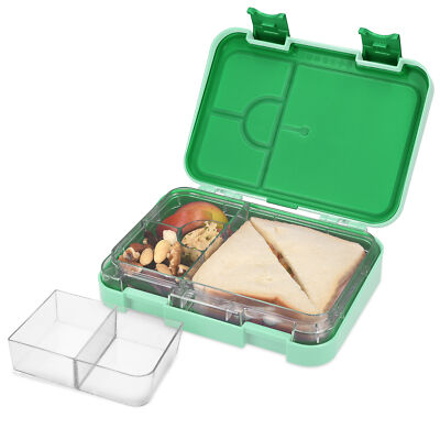 Auslaufsichere Lunchbox Mit Fächern & Besteck – Mikrowellengeeignet, Für Büro, Schule, Picknick