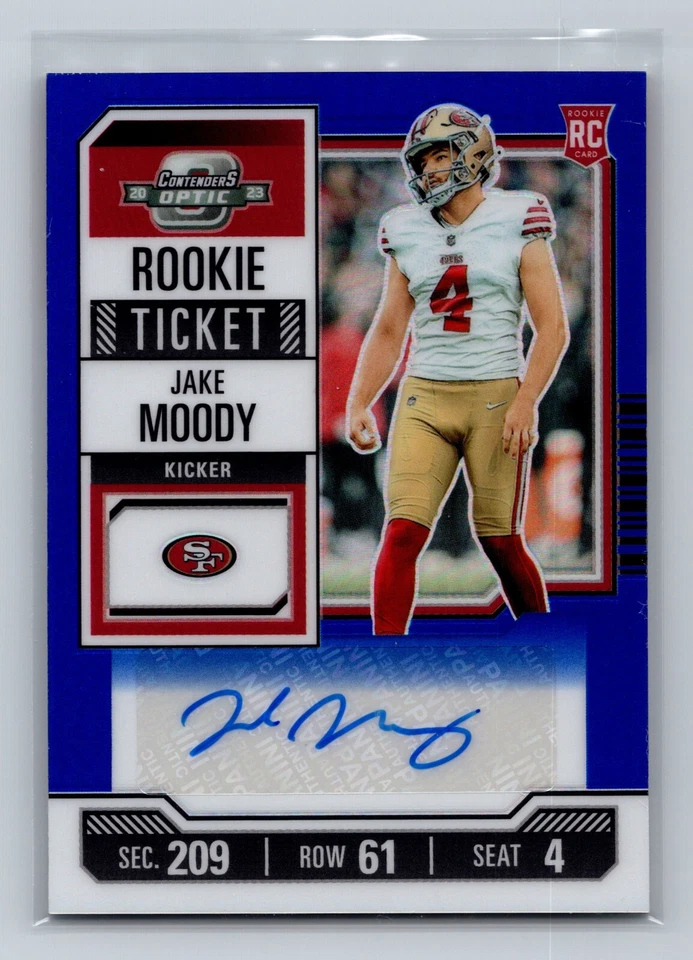 2023 Panini Contenders Optic Jake Moody #174