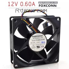 FOXCONN PVA080G12H-P00 8025 DC12V 0.60A 8CM 4-Wire Cooling Fan