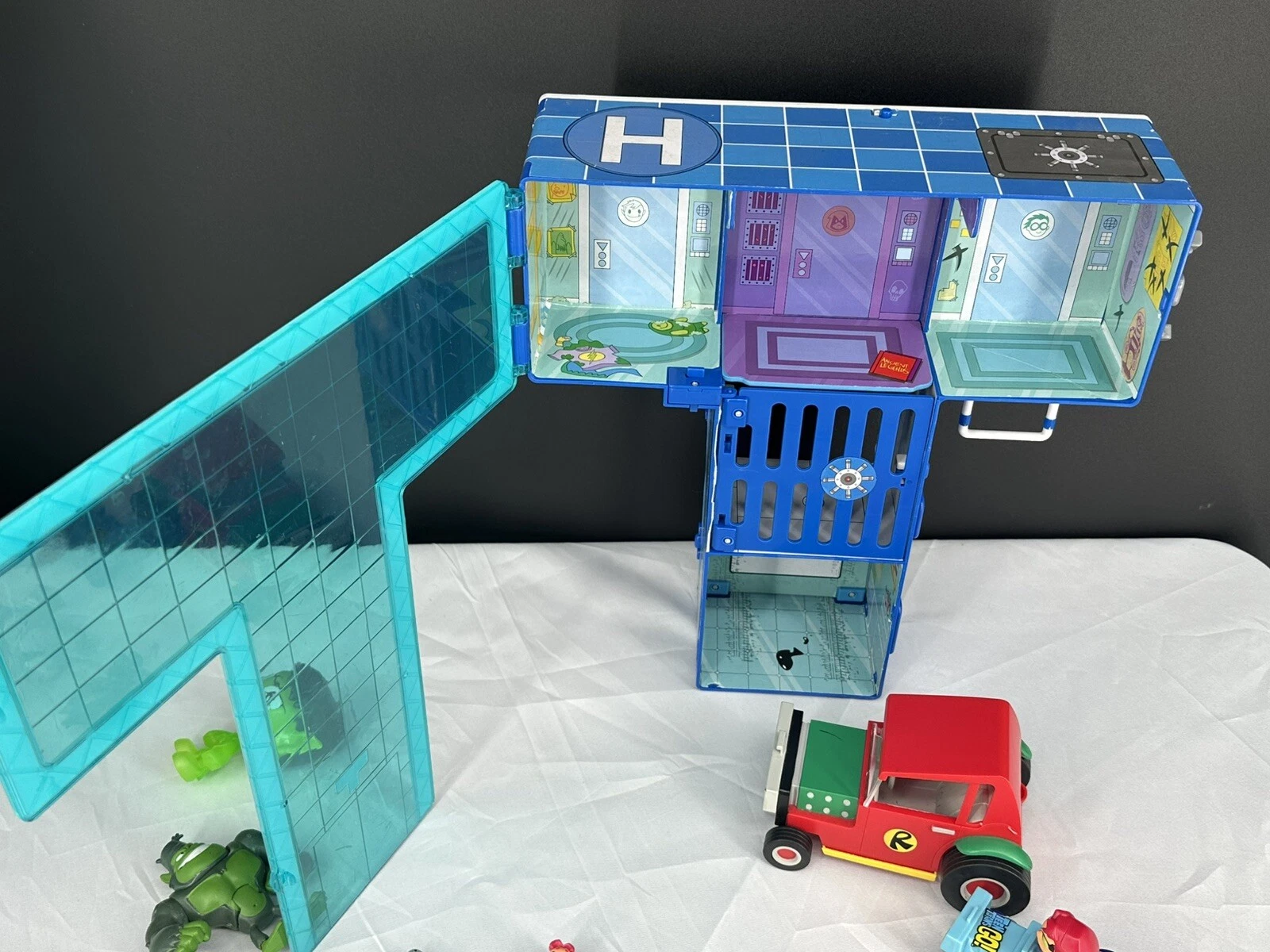  estojo de transporte bonecos acessórios carro t-tower playset 