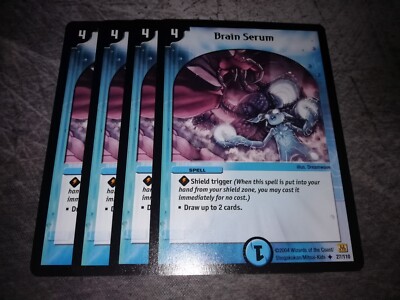 1x DM01 -  27/110 - Brain Serum - Duel Masters - English - DM1 Meta - Near Mint