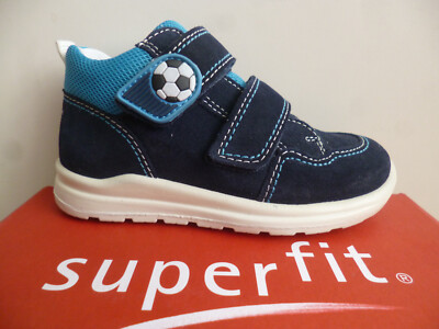 Superfit Jungen Lauflernschuhe Stiefel Slipper Sneaker Schuhe Leder blau 00325