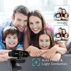 4k/1080p Webcam Streaming with Microphone for Desktop Computer Software USB LOT