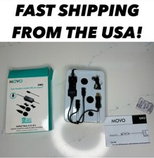 Movo GM2 Dual-Capsule Lavalier Lapel Microphone for GoPro HERO3 HERO3  HERO4