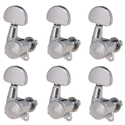 6R Inline Guitar String Tuning Peg Auto Locking Tuners Machine Heads with Key