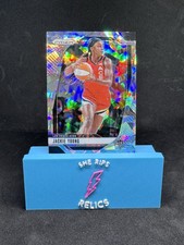 Jackie Young 2024 Panini WNBA Prizm #1 Silver Cracked Ice Prizm Las Vegas Aces 