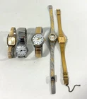 Lot of 5 Vintage Womens Watches Timex, Pulsar, Seiko, Avon - For Parts/Repair