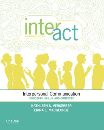 Inter-Act: Interpersonal Communication: Concepts, Skills,  - VERY GOOD