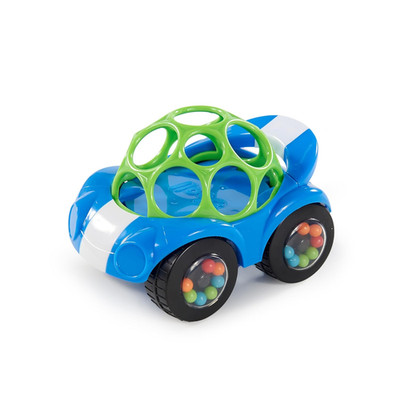 Oball Easy Grasp Rattle & Roll Toy Sports Car Bpa-Free Infant Crawling Toy, 1 Pa