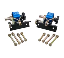 1-1/2"x7' Blue Ladder Rack Ratchet Straps with J-Hook (Pair) Round 500 lbs