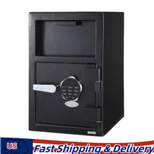 2.5 Cubic Feet Waterproof and Fireproof Steel Digital Safe Box w/ Keypad Lock