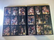 1994-95 Ultra Basketball Complete Set (1-350) Hill/Rose/Jones RC's In Binder