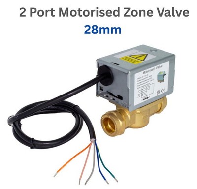 2 Port Motorventil 28mm ersetzt Honeywell 2 Port Motorzonenventil V4043