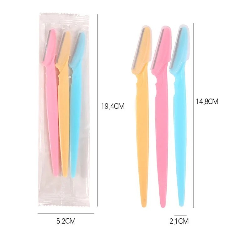 Eyebrow Razor Shaver Blade Face Hair Trimmer Makeup Beauty Dermaplaning 10 Pcs