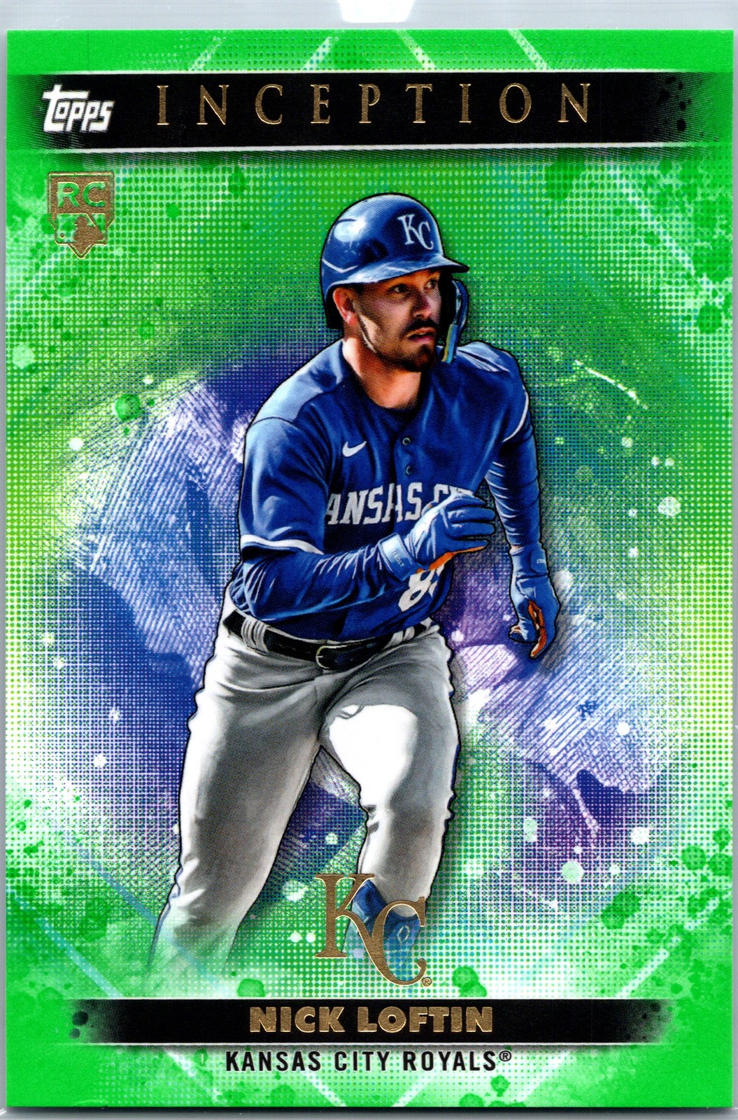2024 Topps Inception NICK LOFTIN #29 Green Kansas City Royals