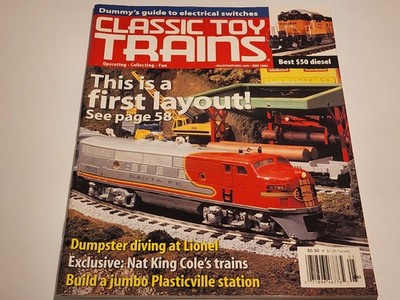 Classic Toy Trains Magazine May 2004 Nat King Cole's Trains