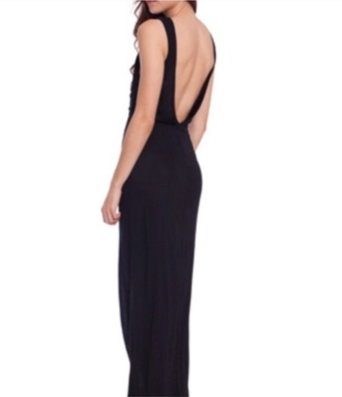 American Apparel Backless Sleeveless Viscose Maxi Dress Black Size Small |  eBay