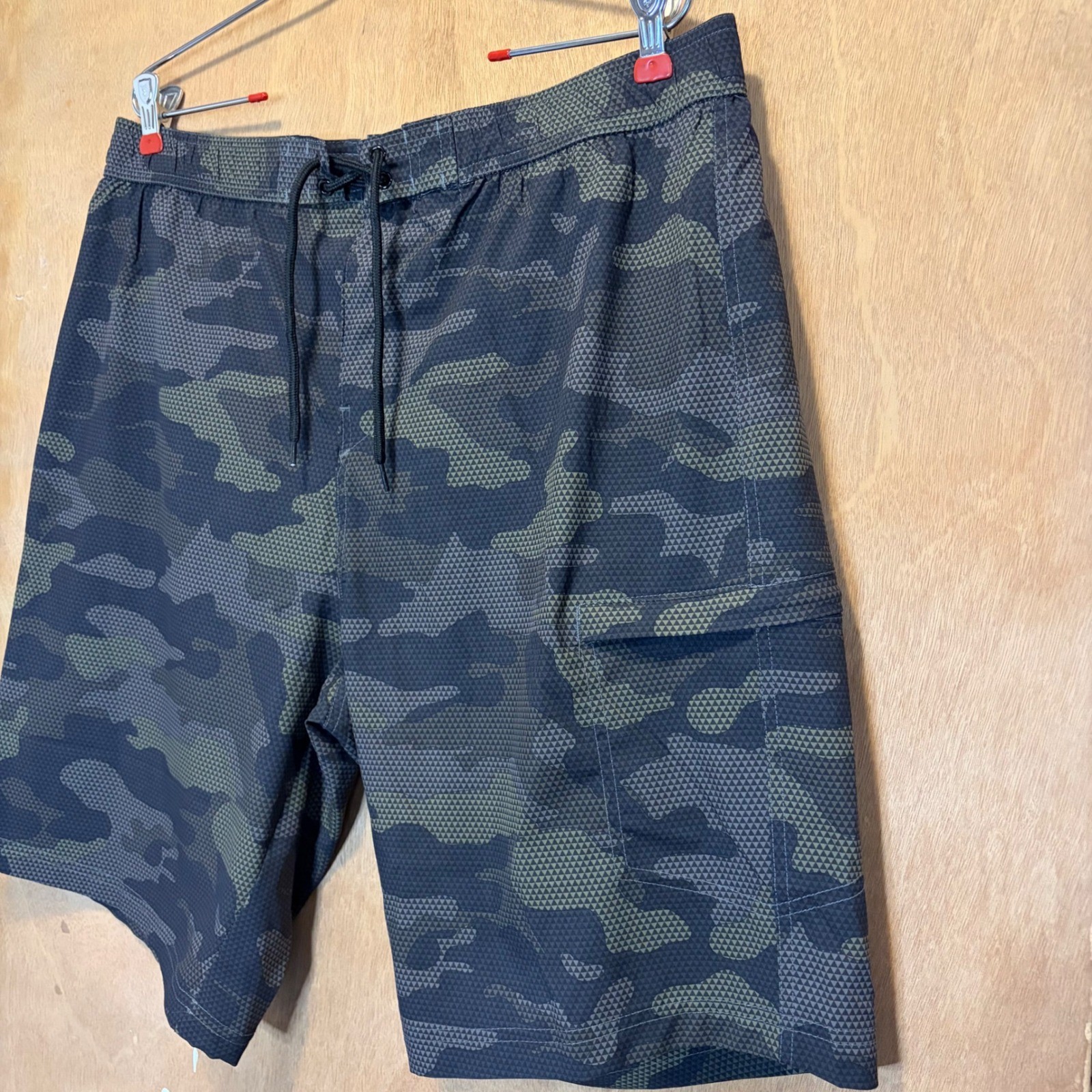 Mountain Warehouse Swim Shorts Mens Large Camo Cargo Stretch Utility Quick Dry image 8