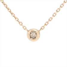 aget diamond Necklace K10(YG) 2.0g 0.05