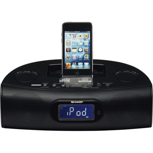 Sharp DK-CL5P Clock Radio Music System with iPod/iPhone Dock