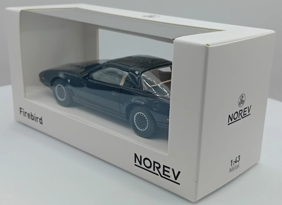 [NEW] Norev KITT Knight Rider Black Pontiac Firebird 1982 Scale 1:43 Diecast
