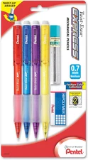 730885 Twist-Erase EXPRESS Mechanical Pencils No. 2 Medium Lead