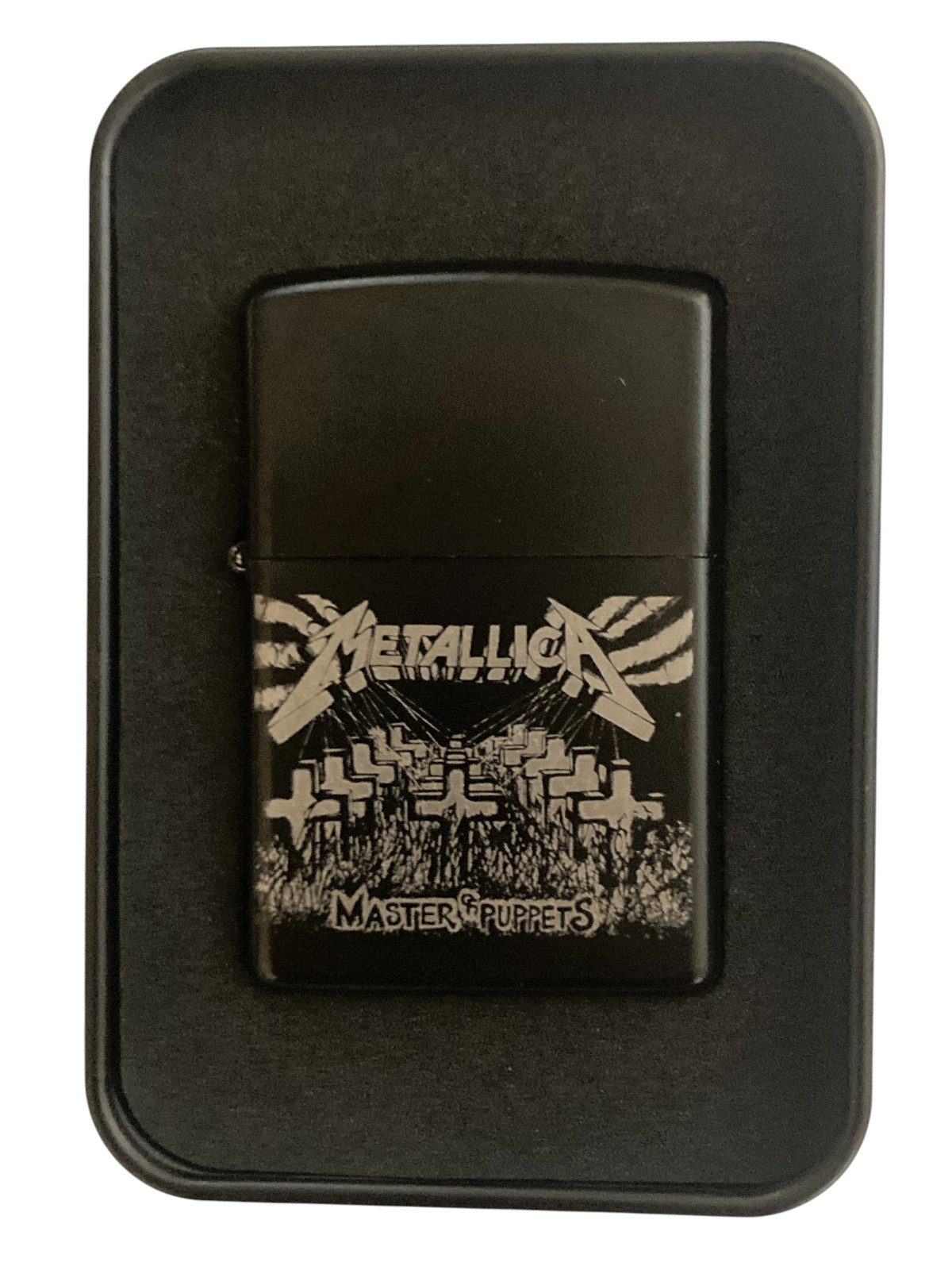 Metallica Master of Puppets Engraved Lighter with Gift Box