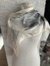 Modele Depose (C) Tous Pays Damen Schal Tuch 100% Seide Made In France