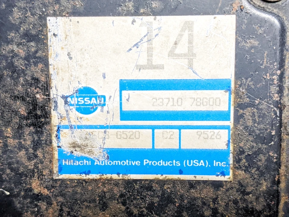 ✅ 89 Nissan пикап двигатель ECU ECM компьютер MECS-G520 / 23710-78G00 OEM - Изображение 2 из 4
