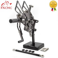 For Triumph Speed Triple T509 T595 955i 1050 Rised Rearset Footpegs Titanium Set