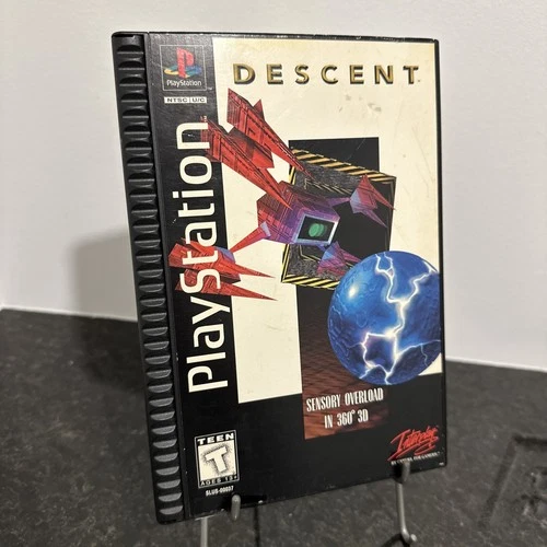 Descent Long Box Sony PS1/PSX - CIB, Case/Disc/Manual- TESTED