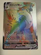 Pokémon TCG Boltund VMAX 267/264 Rainbow Secret Rare Fusion Strike on eBay