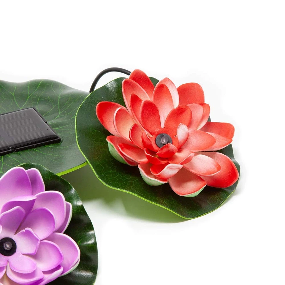 Beckett Corporation Solar Lily Lights for Pond - Image 3 of 4